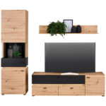 DAILY SHELF, zwart, ambachtelijk eiken thumbnail 1