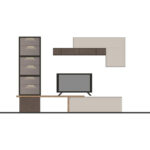 DAILY SHELF, eikenkleuren, bronskleuren, kasjmier thumbnail 1