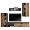 LIVING RACK, eikenkleur, donkergrijs