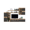 LIVING RACK, eikenkleur, donkergrijs