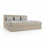 FAMILIEBED 270 cm x 200 cm, hout, textiel, houten materiaal wit thumbnail 6