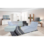 SOFA ELEMENT, echt leer blauw thumbnail 4