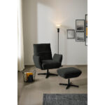 Fauteuil, antraciet textiel thumbnail 5