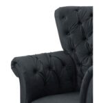 Fauteuil, antraciet textiel thumbnail 3