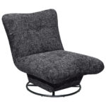 Fauteuil, antraciet textiel thumbnail 1