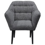 Fauteuil, antraciet textiel thumbnail 3