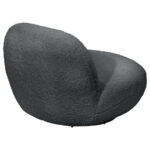 Fauteuil, antraciet textiel thumbnail 3