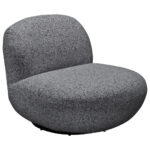 Fauteuil, antraciet textiel thumbnail 1
