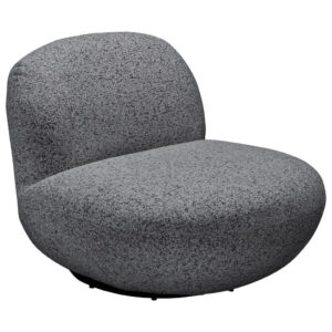 Fauteuil, antraciet textiel