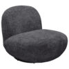 Fauteuil, antraciet textiel