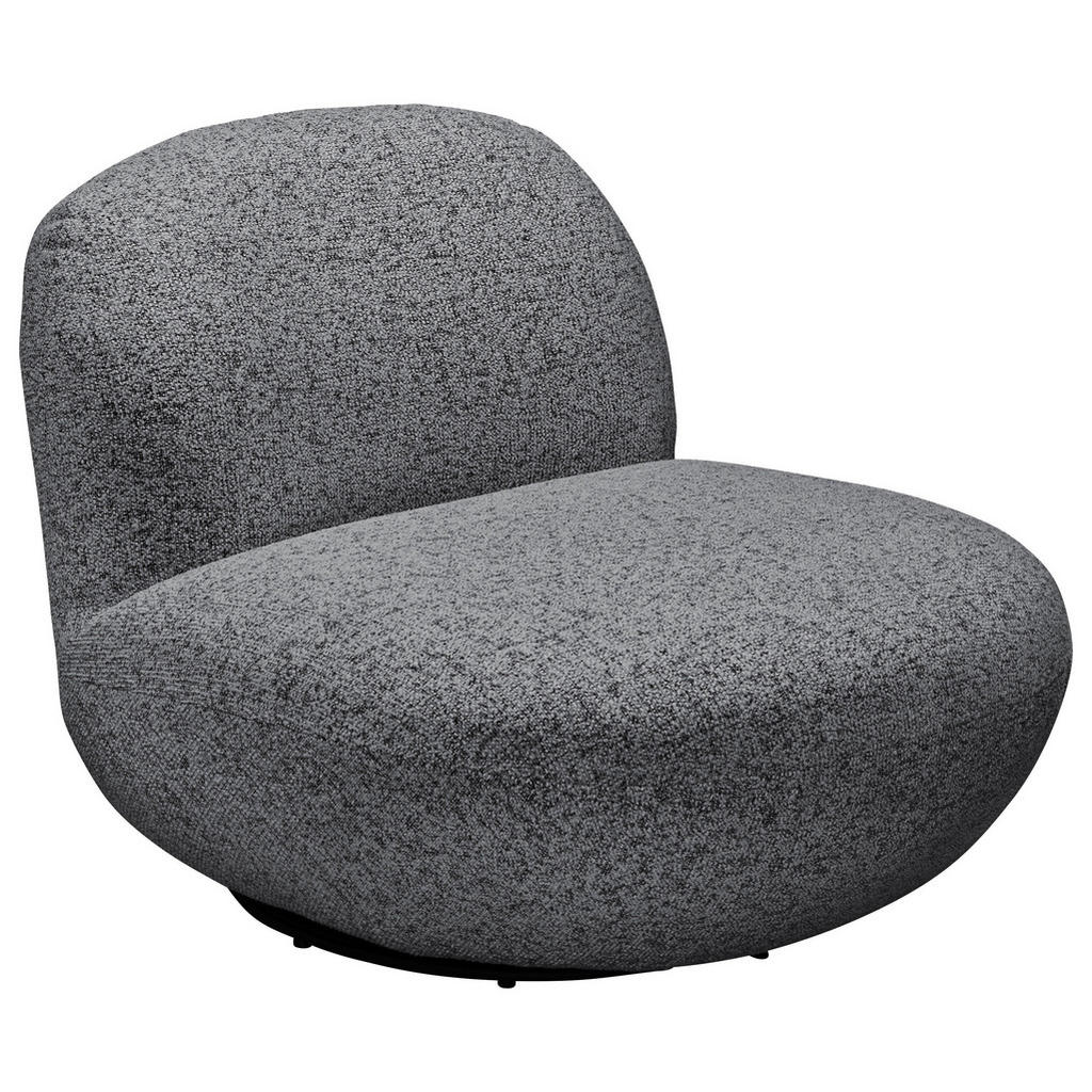 Fauteuil, antraciet textiel