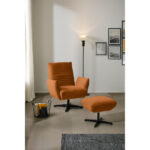 Fauteuil, kleur cognac textiel thumbnail 5