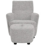 Fauteuil, ecru textiel thumbnail 5