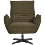 Fauteuil, kaki textiel thumbnail 5
