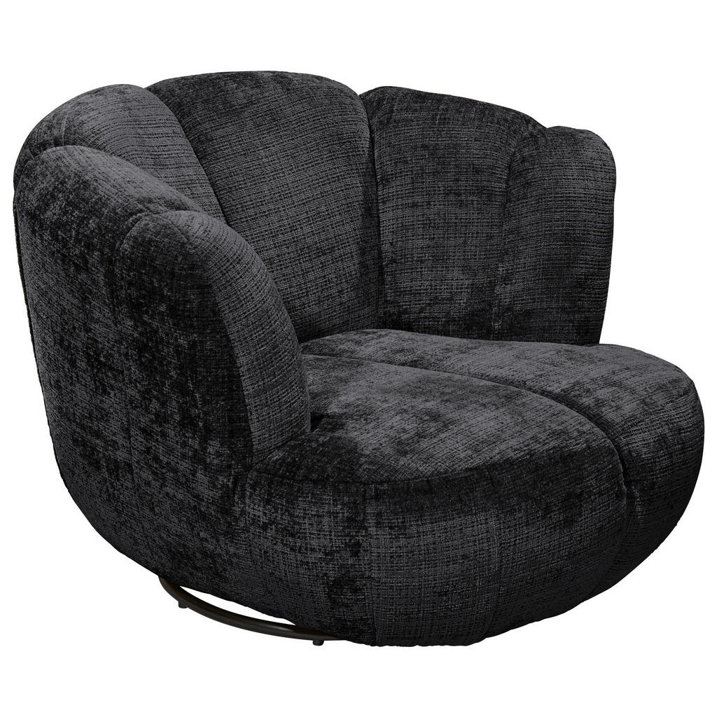 FAMSTOEL, zwart textiel
