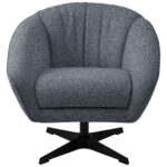 Fauteuil, blauwgrijs textiel thumbnail 2