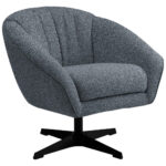 Fauteuil, blauwgrijs textiel thumbnail 1