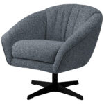 Fauteuil, blauwgrijs textiel thumbnail 3
