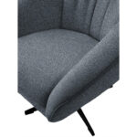 Fauteuil, blauwgrijs textiel thumbnail 4