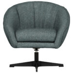 Fauteuil, blauwgrijs textiel thumbnail 3