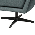 Fauteuil, blauwgrijs textiel thumbnail 4