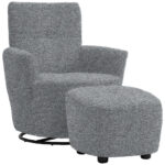 Fauteuil, blauwgrijs textiel thumbnail 2