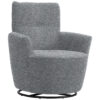 Fauteuil, blauwgrijs textiel