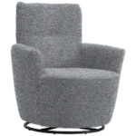 Fauteuil, blauwgrijs textiel thumbnail 1