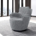 Fauteuil, blauwgrijs textiel thumbnail 5
