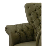 STOEL, olijfgroen textiel thumbnail 2