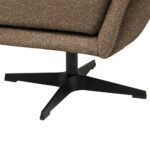Fauteuil, roodachtig textiel thumbnail 4