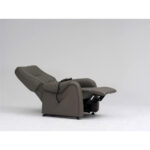 Fauteuil, bruin leer thumbnail 3