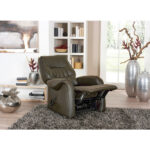 Fauteuil, bruin leer thumbnail 5