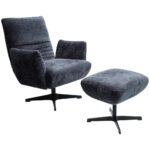 FAMSTOEL, donkerblauw textiel thumbnail 2