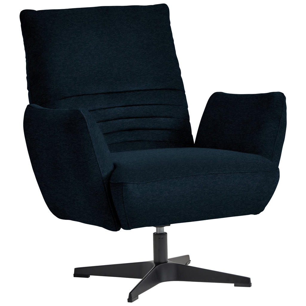 FAMSTOEL, donkerblauw textiel