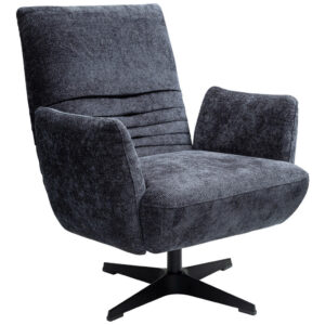 FAMSTOEL, donkerblauw textiel