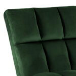 FAMSTOEL, zwart, donkergroen metaal, textiel thumbnail 2