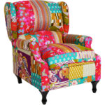 Fauteuil, veelkleurig textiel thumbnail 1