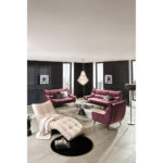 Fauteuil, wijnrood textiel thumbnail 6