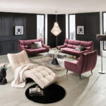 Fauteuil, wijnrood textiel thumbnail 7