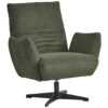 Fauteuil, groen textiel