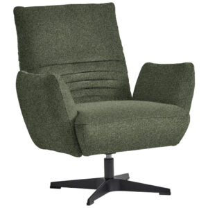 Fauteuil, groen textiel