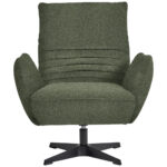 Fauteuil, groen textiel thumbnail 5