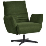Fauteuil, groen textiel thumbnail 1