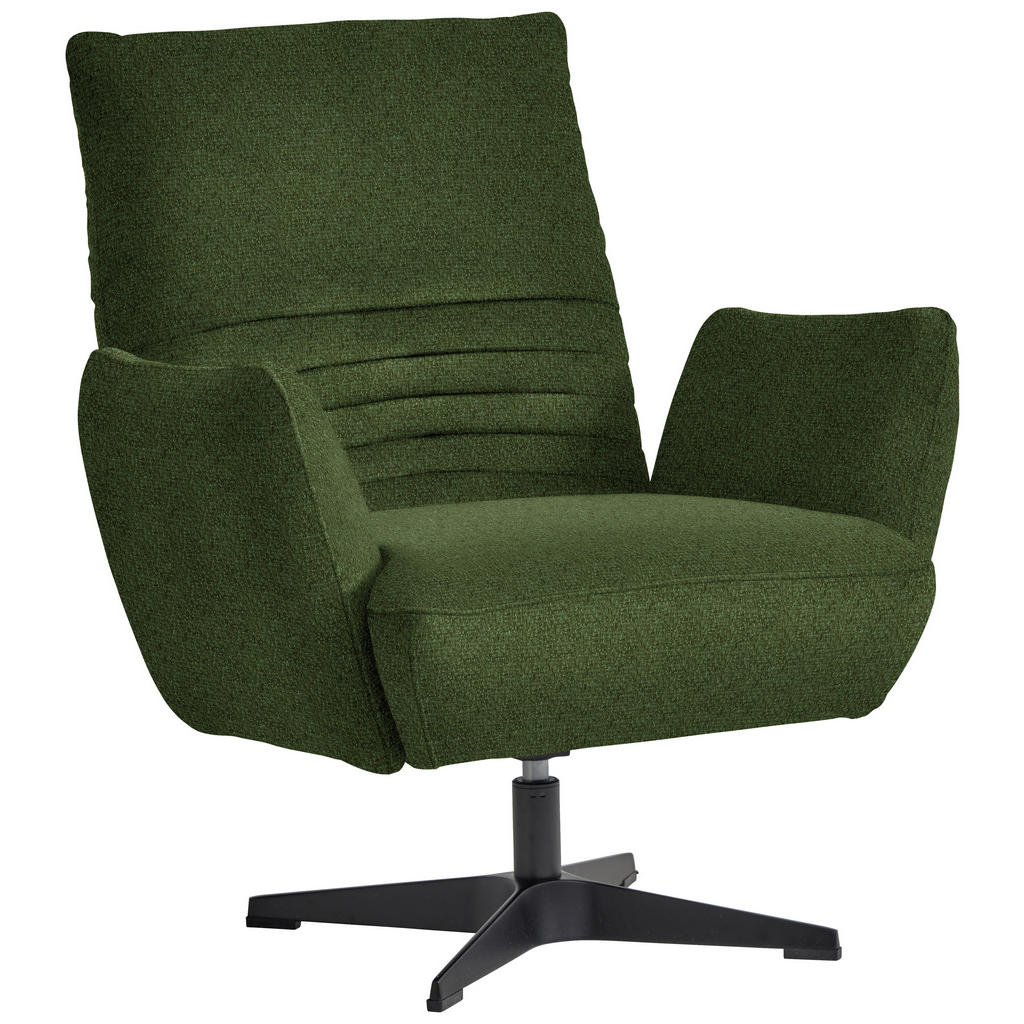Fauteuil, groen textiel