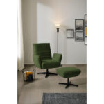 Fauteuil, groen textiel thumbnail 3