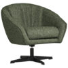 Fauteuil, groen textiel