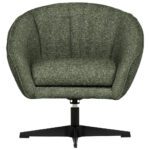 Fauteuil, groen textiel thumbnail 3