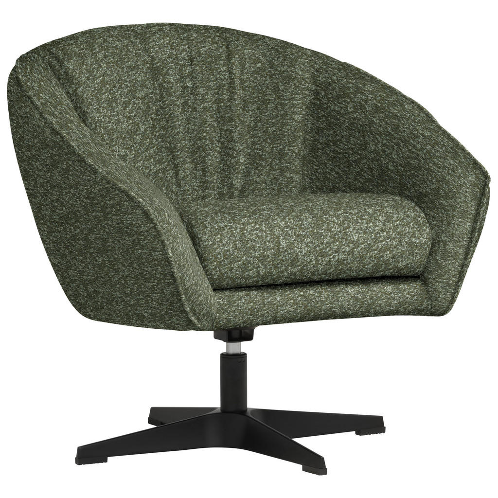 Fauteuil, groen textiel