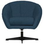 Fauteuil, blauw textiel thumbnail 3